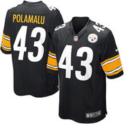 Troy Polamalu Pittsburgh Steelers Nike Youth Team Color Game Jersey - Black